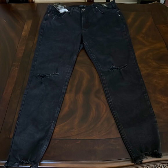 SILVER JEANS Most Wanted Skinny - Distressed Black - Picture 5 of 14